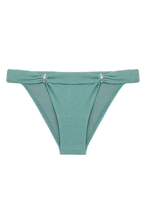 Vix Swimwear Firenze Bia Tube Solid Bikini Bottoms In Blue
