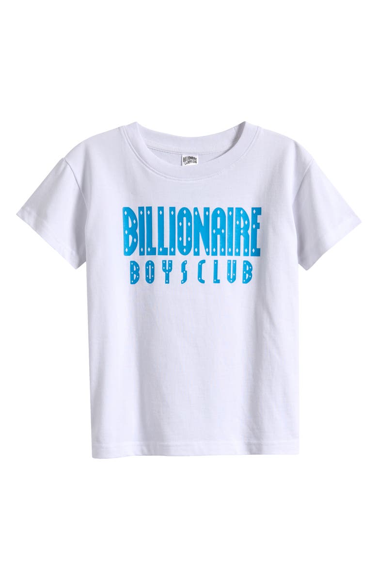 Billionaire Boys Club Kids' Billionaire Cotton Graphic T-Shirt, Main, color, White