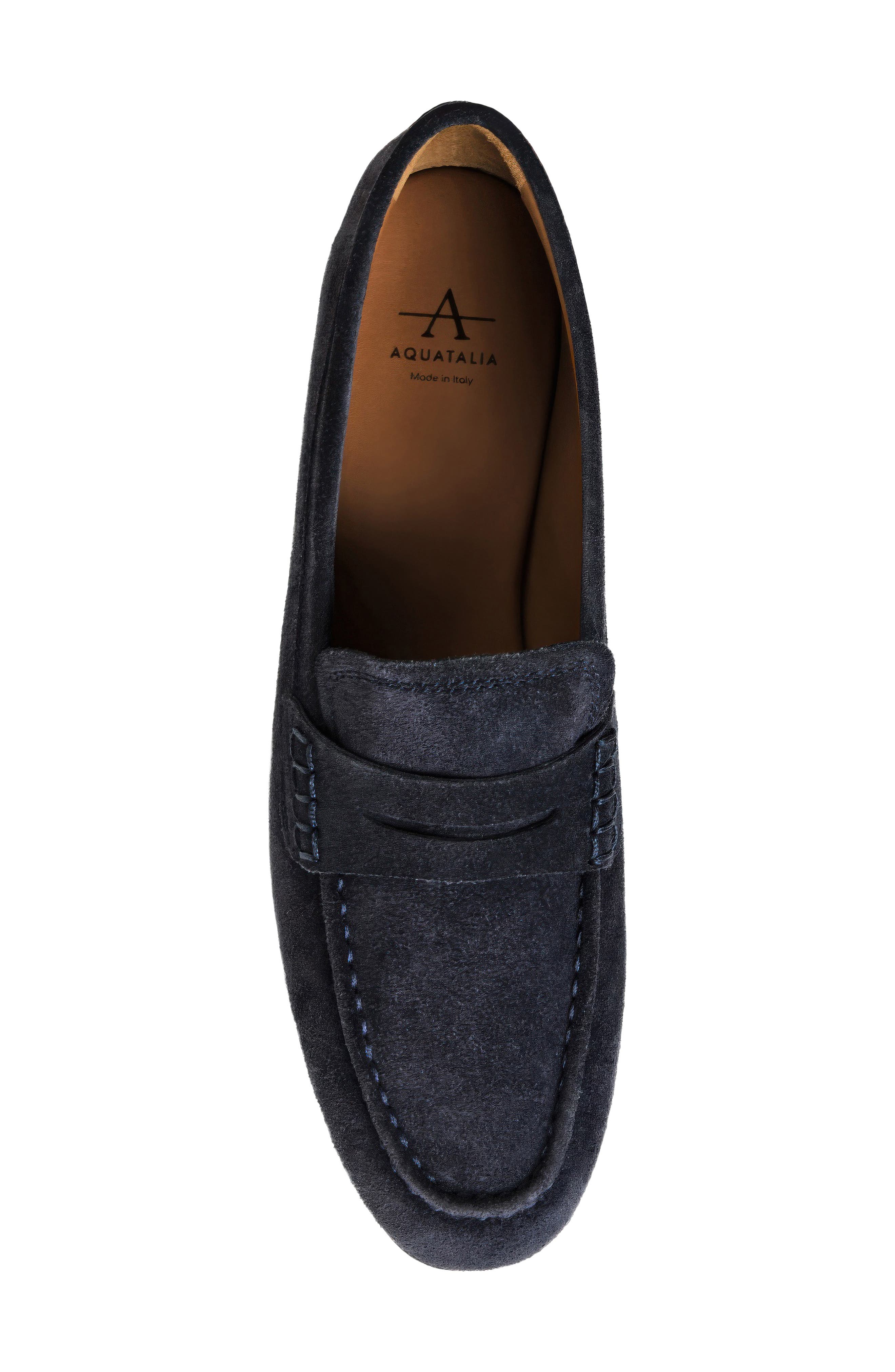 Ellis Penny Loafer, Alternate, color, NAVY SUEDE