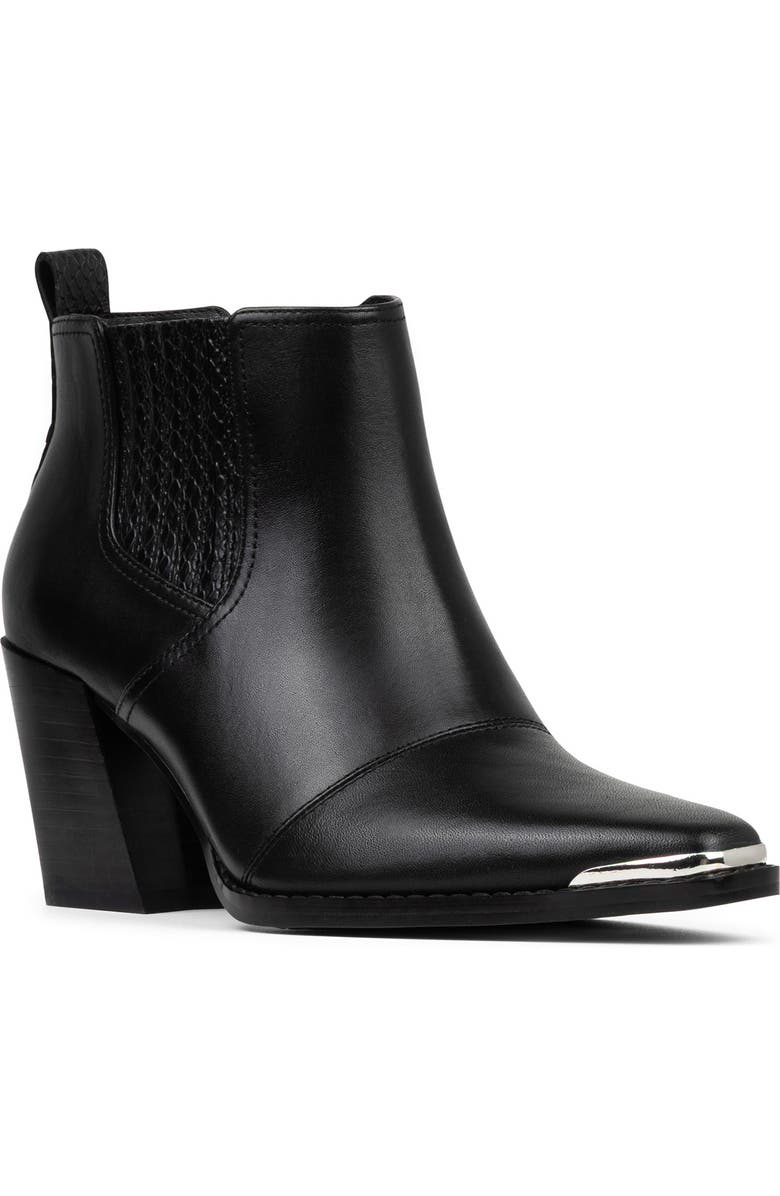 Donald Pliner Wilis Western Boot, Main, color, Black