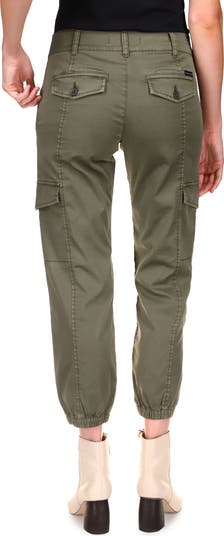 Rebel Crop Stretch Cotton Cargo Pants