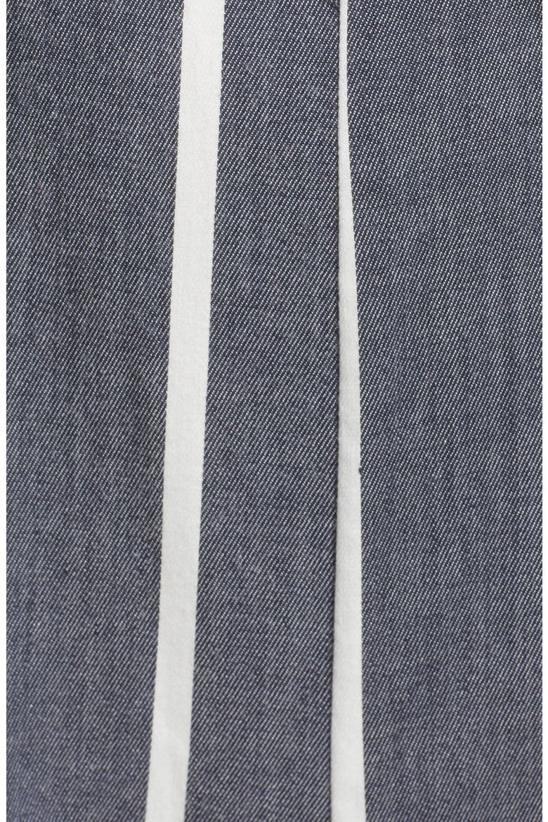 Double Tie Front Jumpsuit, Alternate, color, DENIM/ WHITE