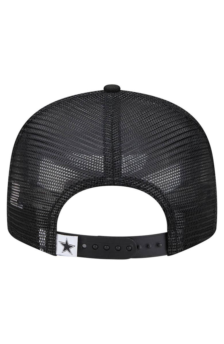 New Era Men's New Era Black Dallas Cowboys Main 9FIFTY Trucker Snapback Hat, Alternate, color, Black