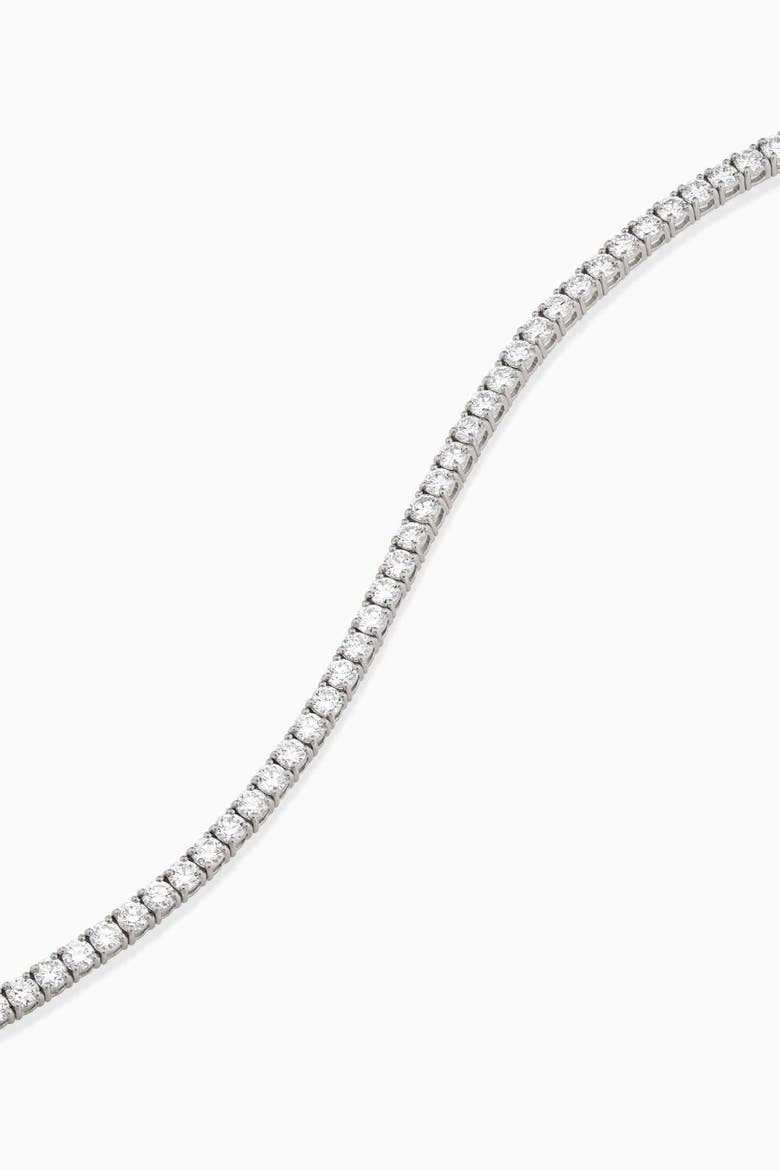 14K White Gold Luminous Lab Diamond Tennis Bracelet, Alternate, color, White Gold, Lab Diamonds