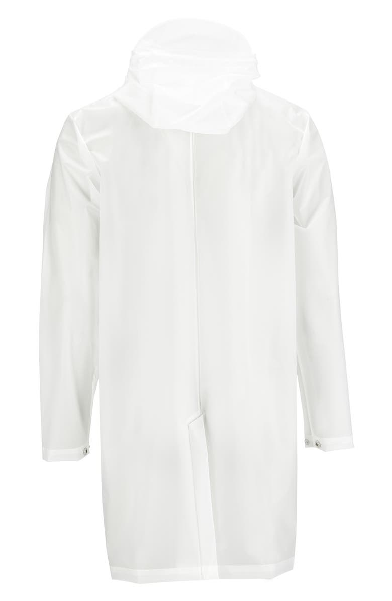  RAINS Waterproof Hooded Raincoat, Alternate, color, 