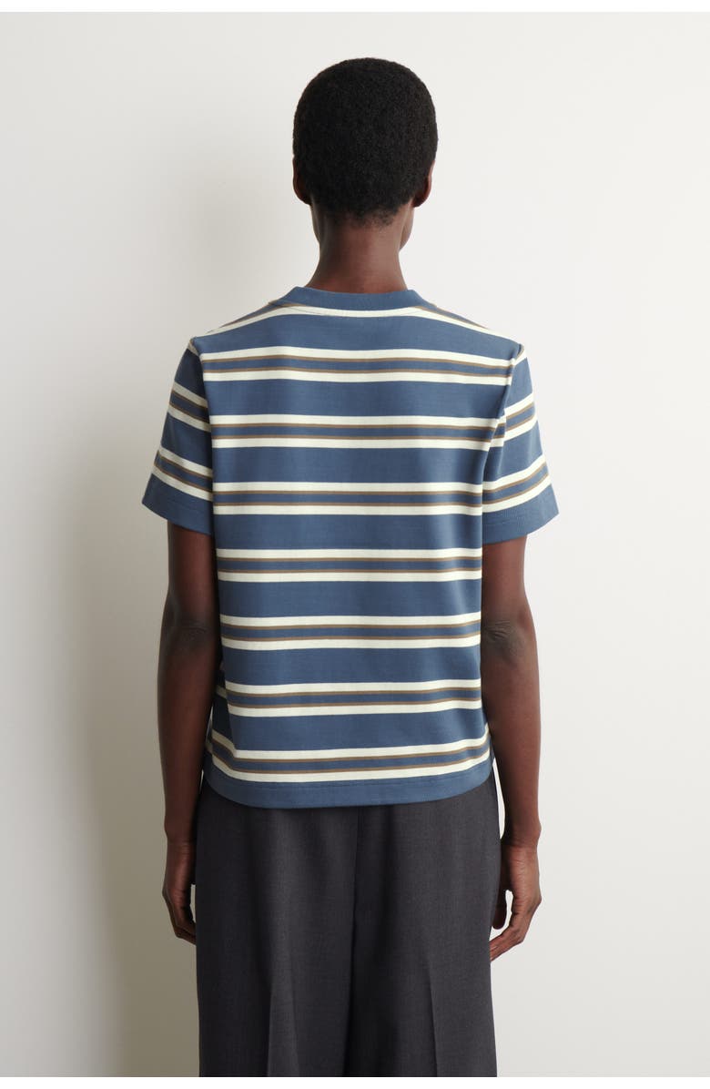 COS Clean Cut T-Shirt, Alternate, color, Navy
