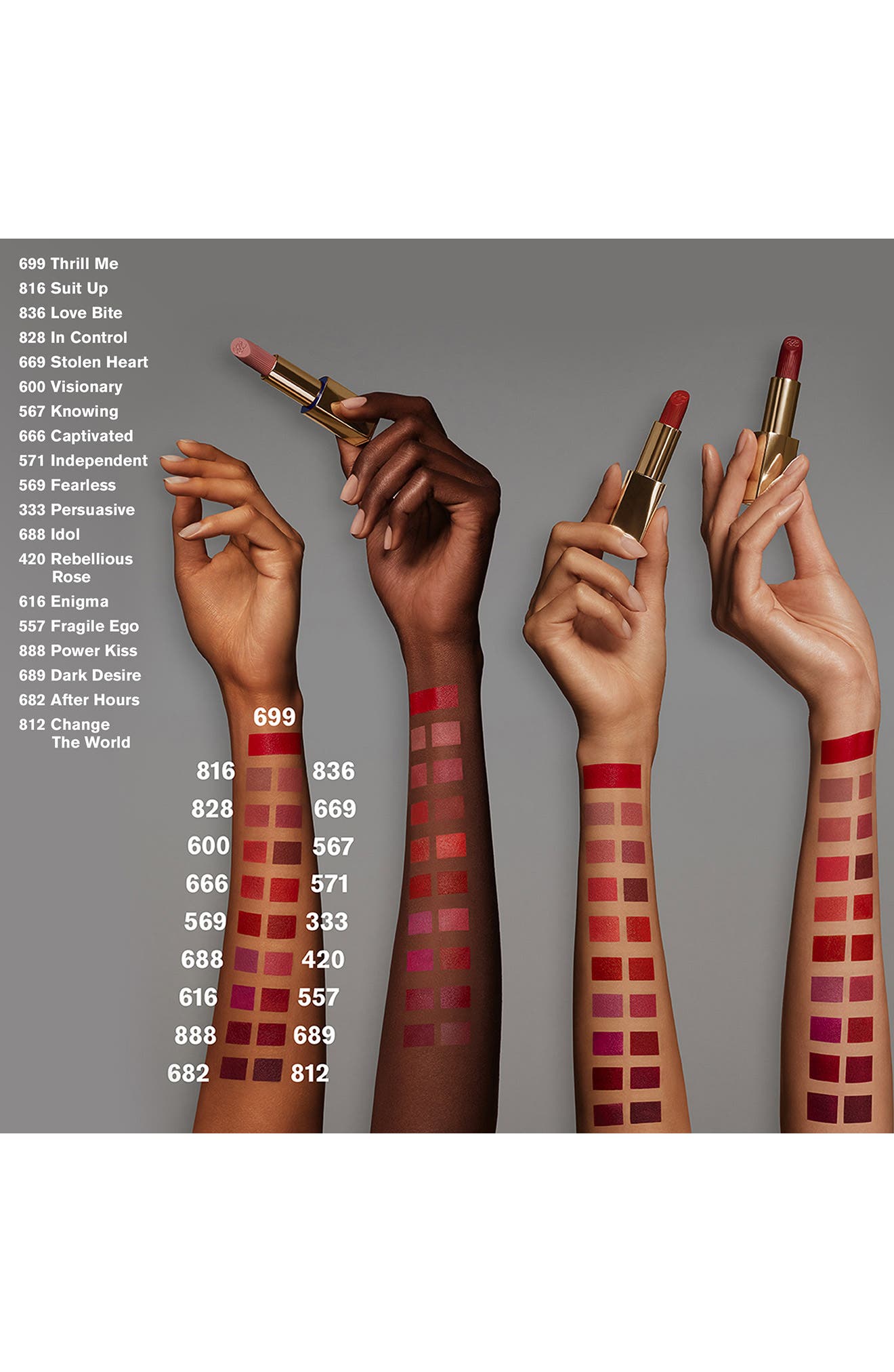 ESTEE LAUDER 掲載用 コメントお願いします Estée Lauder Pure Color Long-Lasting Matte Lipstick (Women