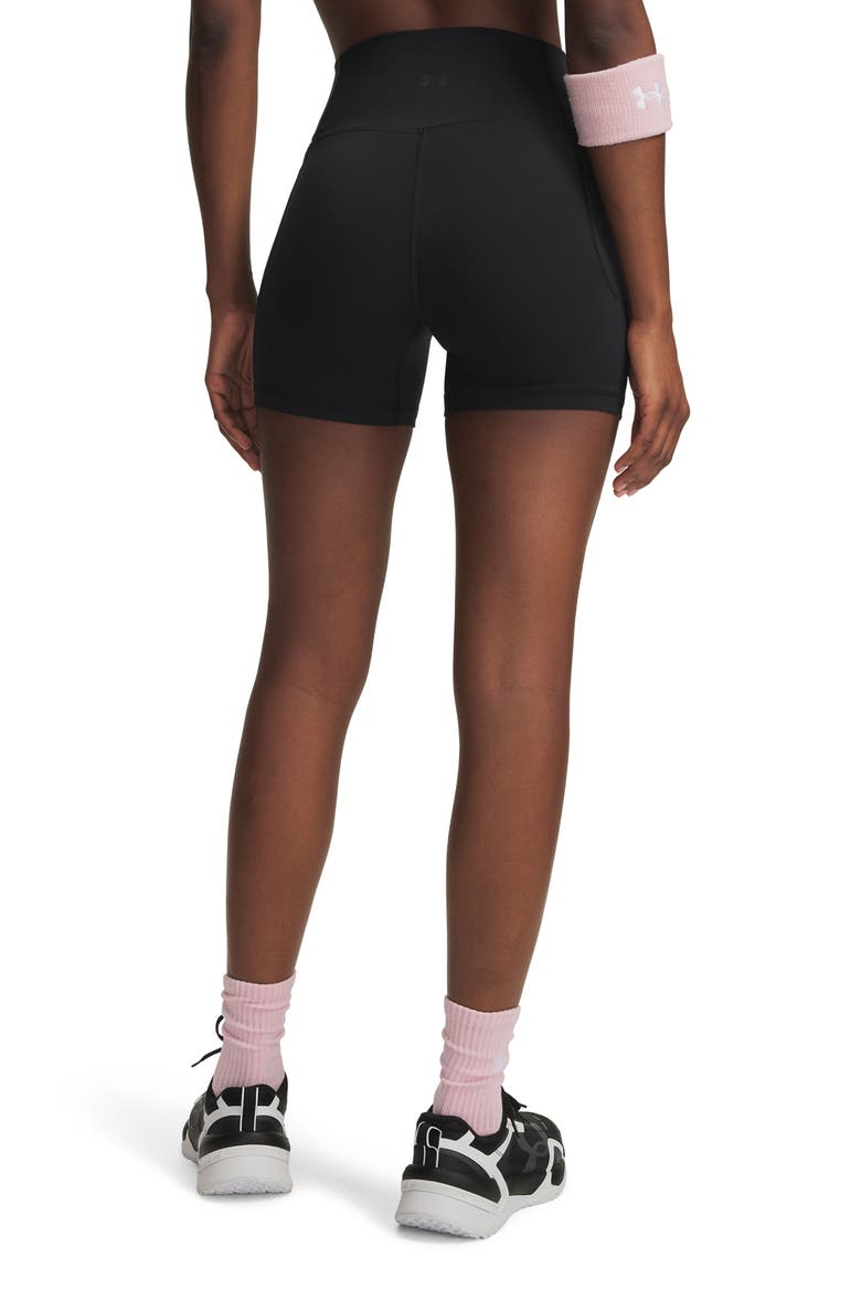 Meridan Middy High Waist Bike Shorts, Alternate, color, BLACK / / BLACK