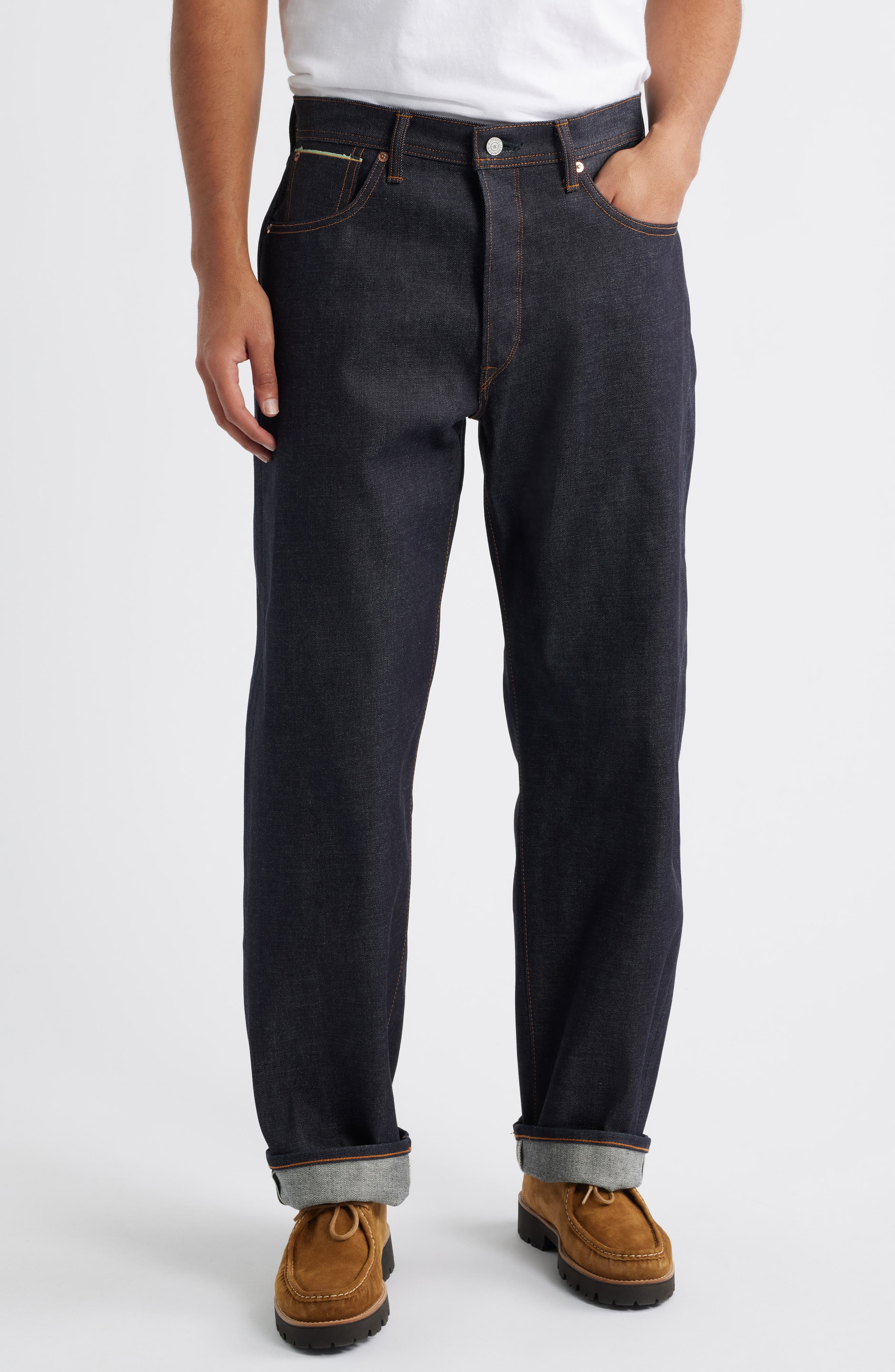 Wide Straight Leg Jeans