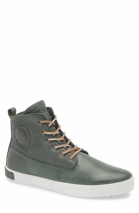 Blackstone Padded Genuine Shearling Lined High Top Sneaker