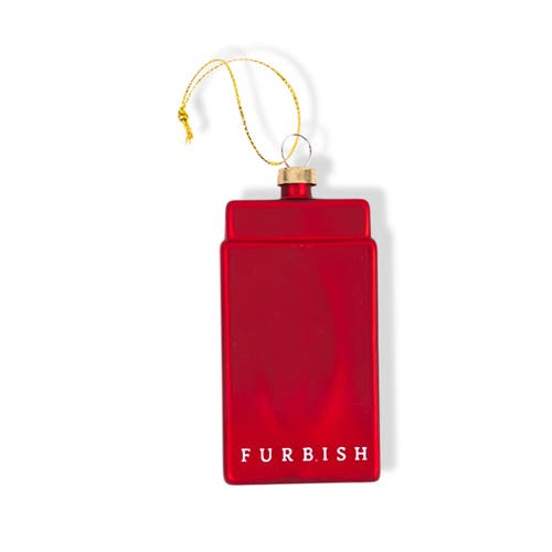 Furbish Matchbook Ornament In Red