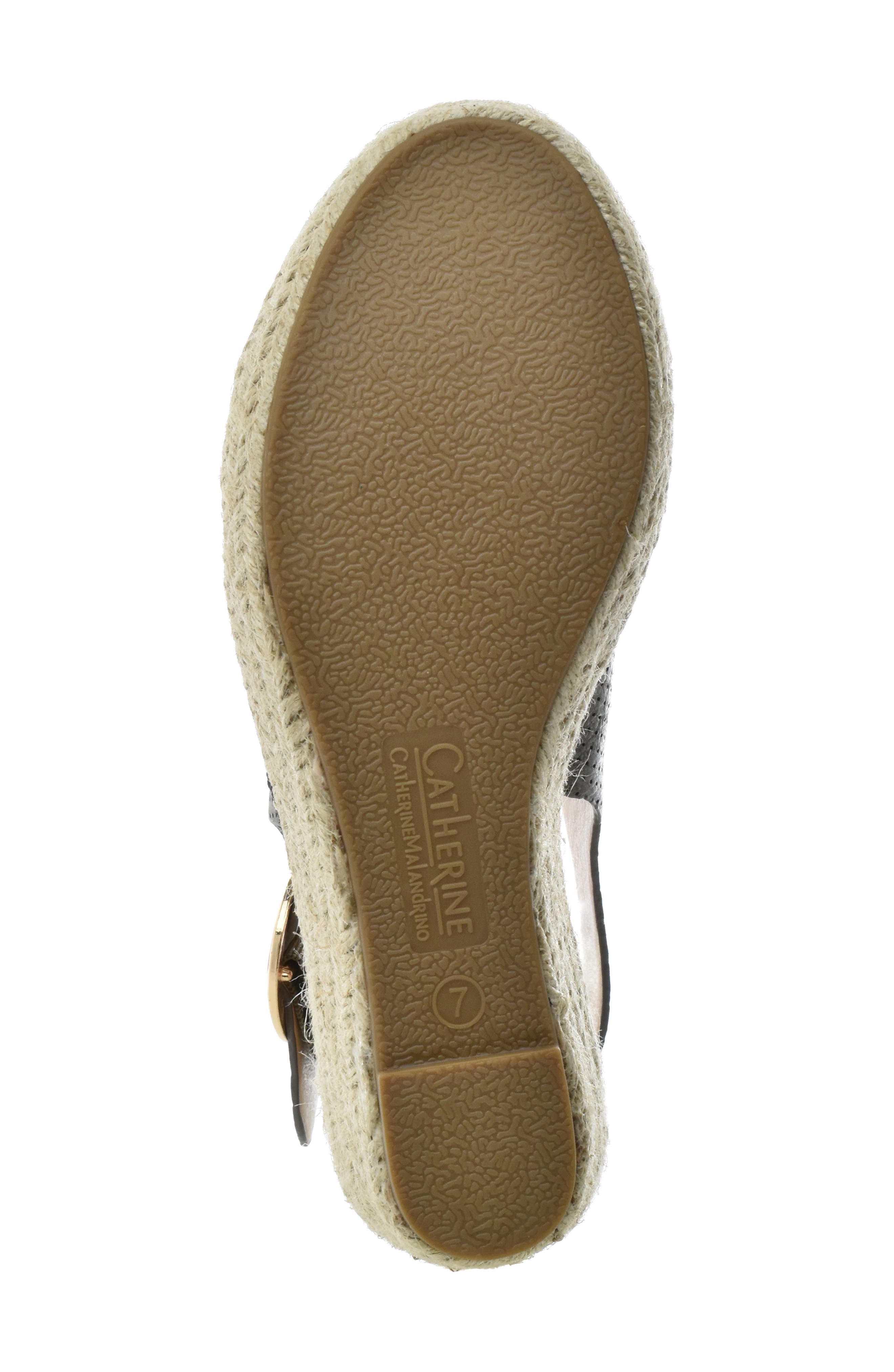Cirkly Espadrille Wedge Sandal, Alternate, color, GREY PERF