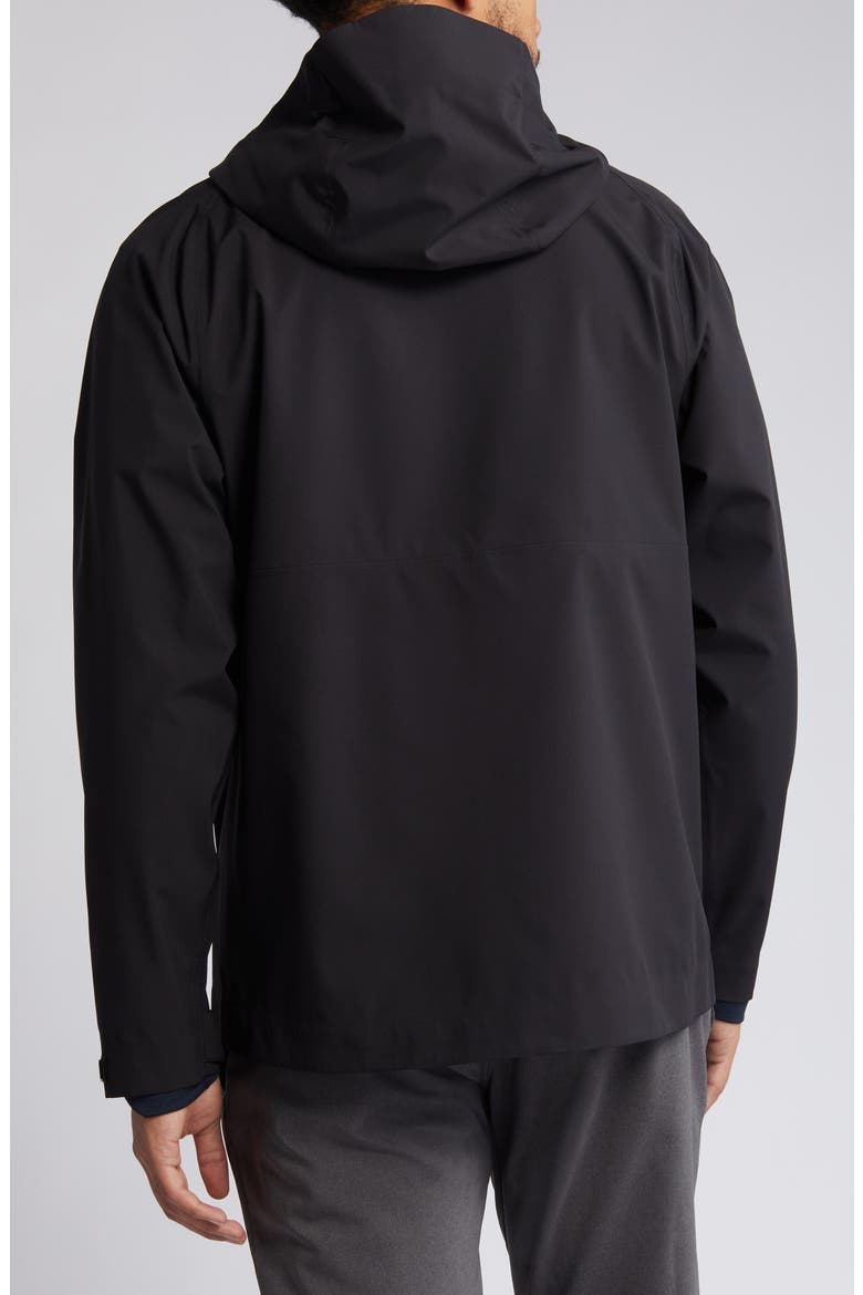 Waterproof Hooded Jacket, Alternate, color, BLACK