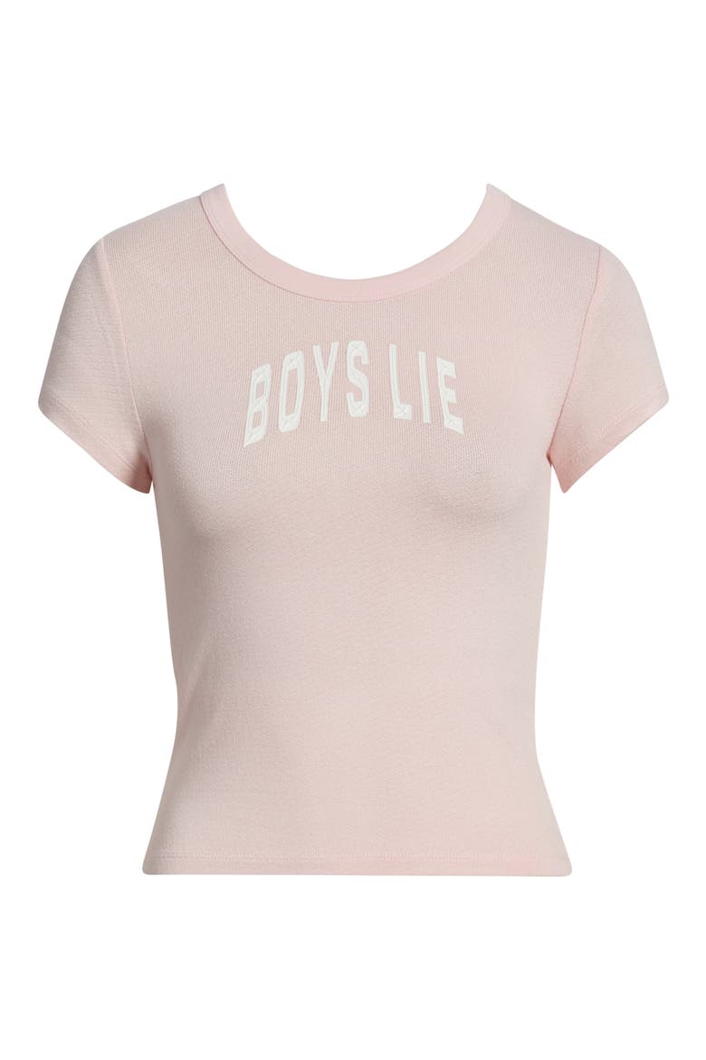 Pinky Promise Graphic Baby Tee, Alternate, color, PINK