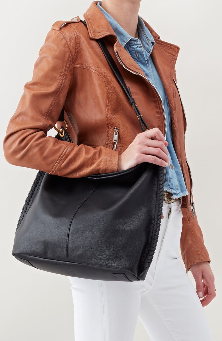 HOBO Moondance Leather Shoulder Bag, Alternate, color,