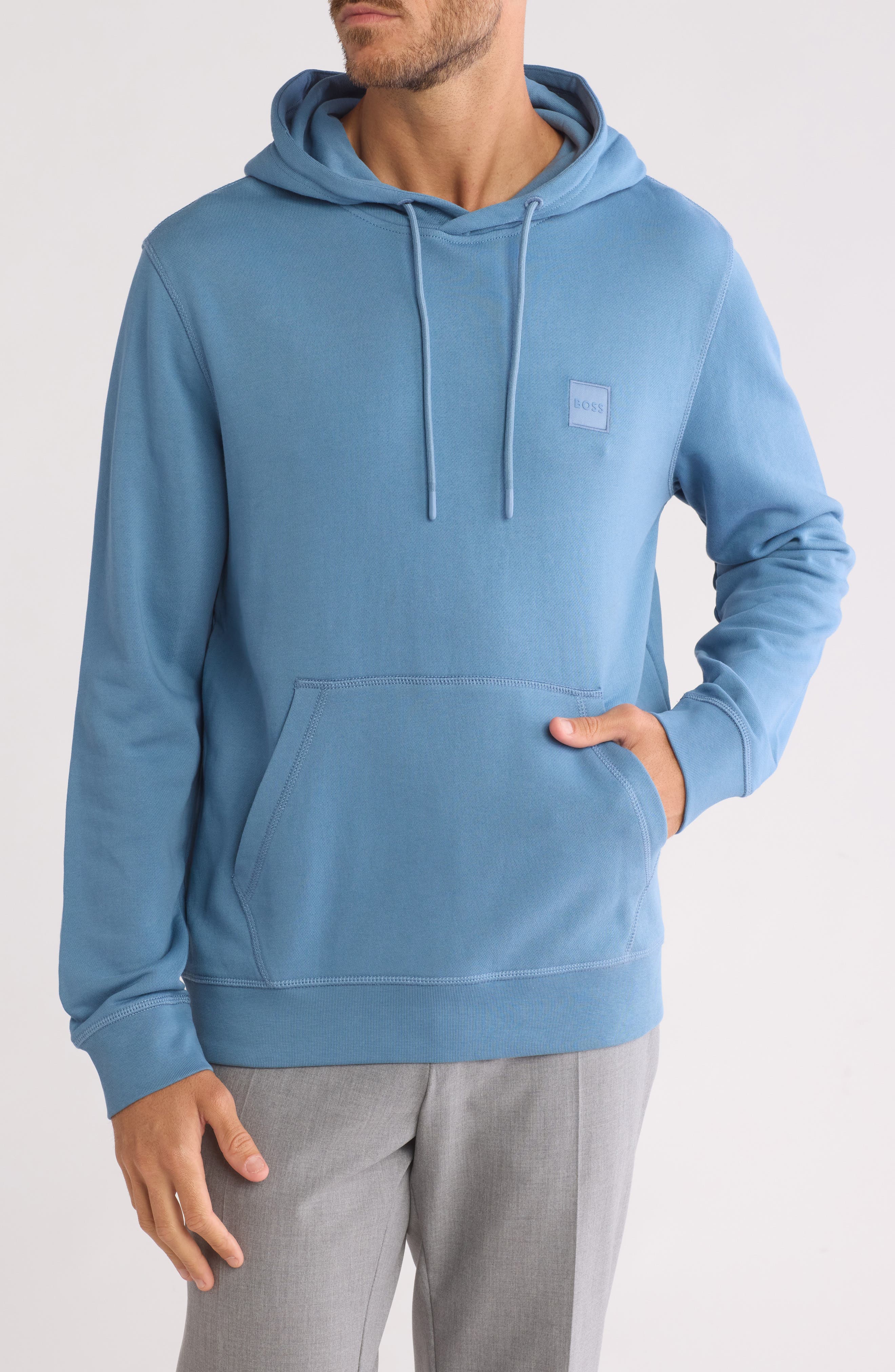 BOSS Wetalk Cotton Pullover Hoodie
