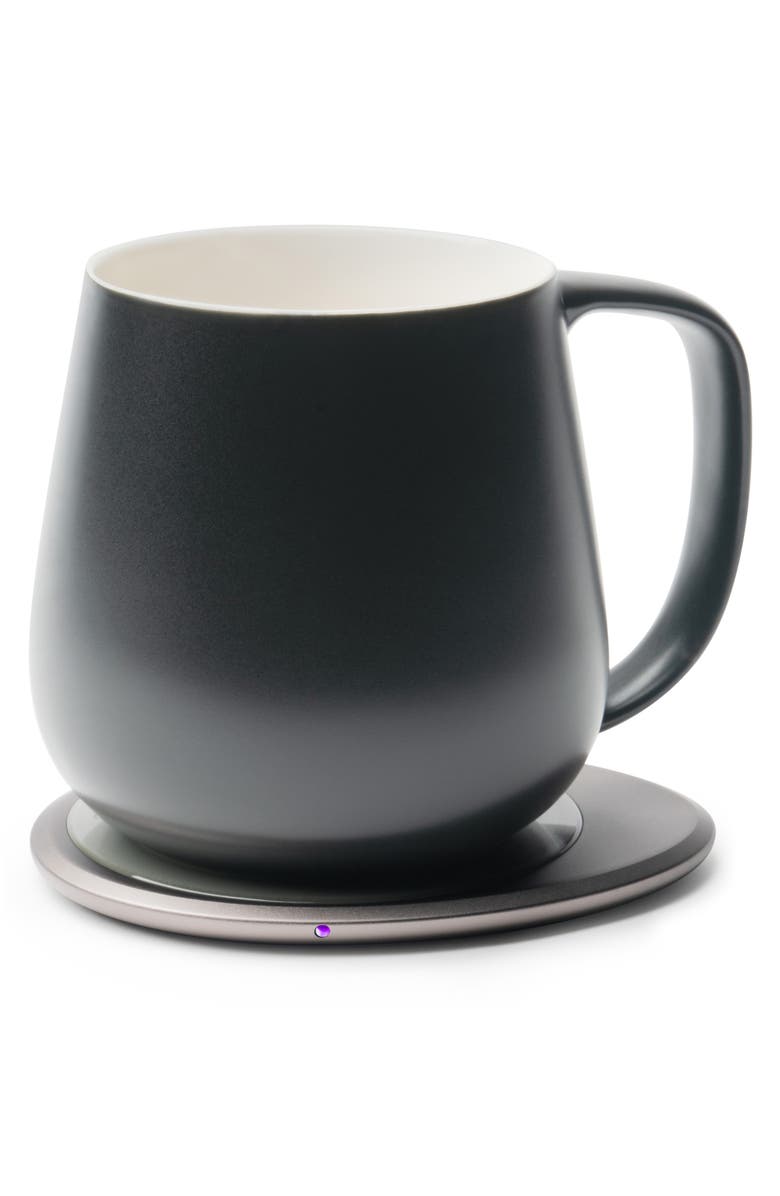 OHOM Ui+ Mug & Warmer Set, Main, color, Inkstone Black