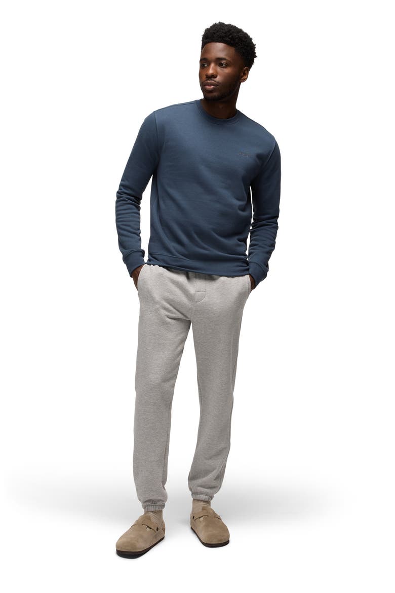 Fleece Crewneck Sweatshirt, Alternate, color, STORMY NIGHT