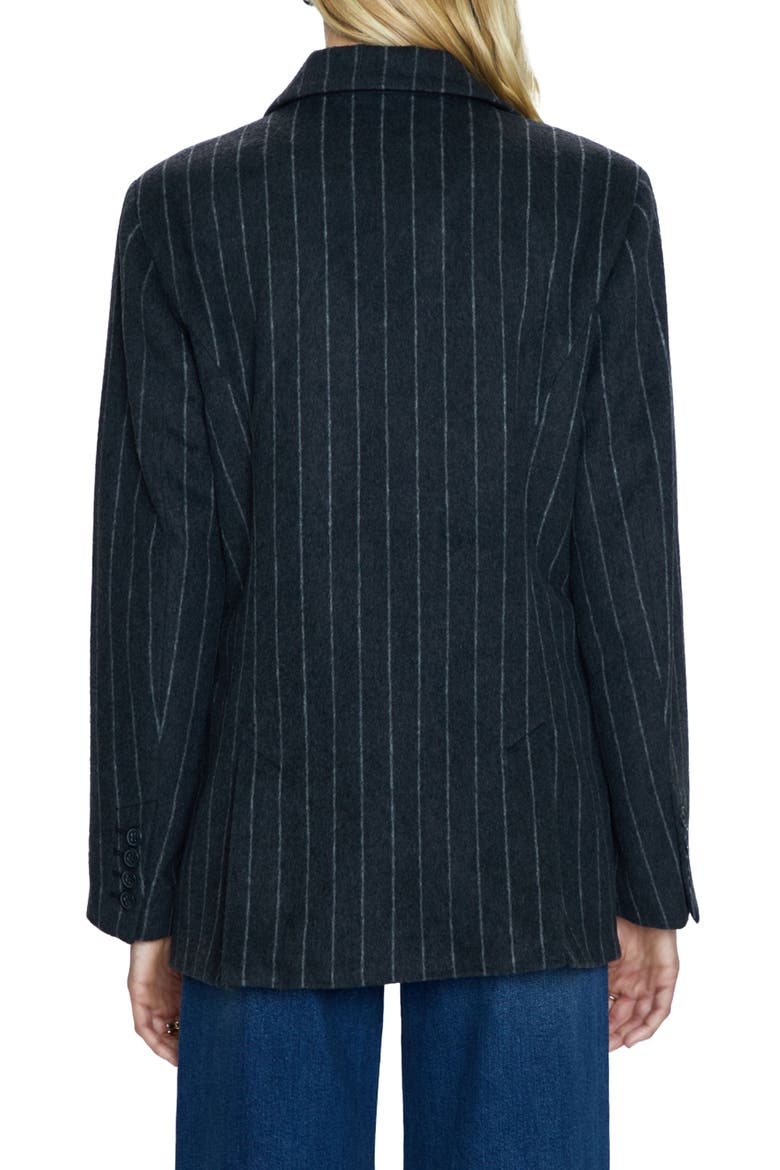 Jane Wool Blend Blazer, Alternate, color, CHARCOAL CHALK STRIP