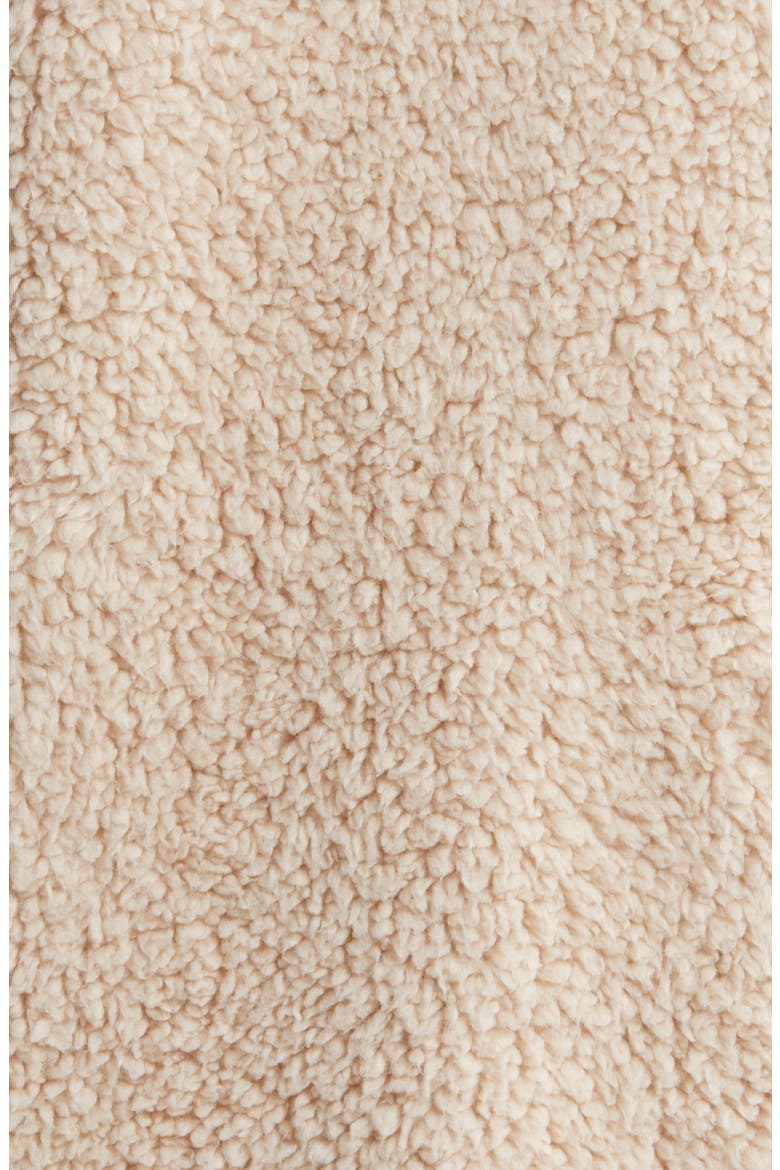 Shawl Collar Faux Fur Jacket, Alternate, color, OATMEAL