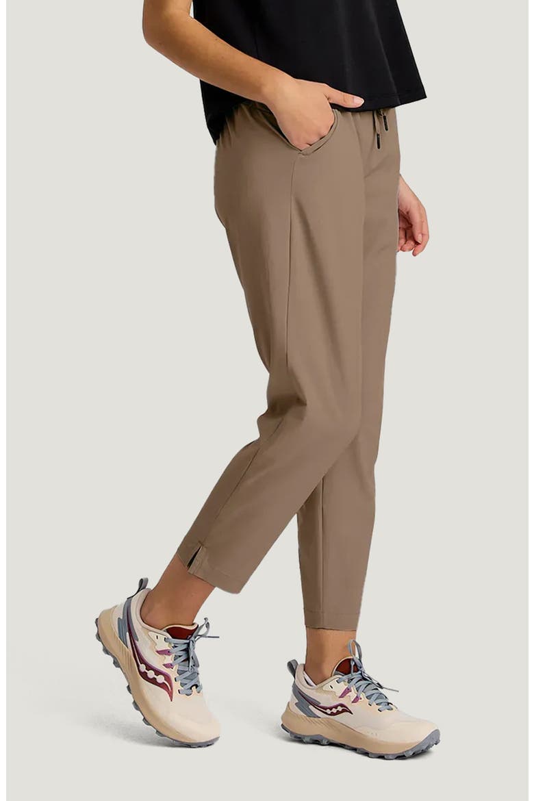 Breeze Drift Drawstring Crop Pants, Alternate, color, FOSSIL