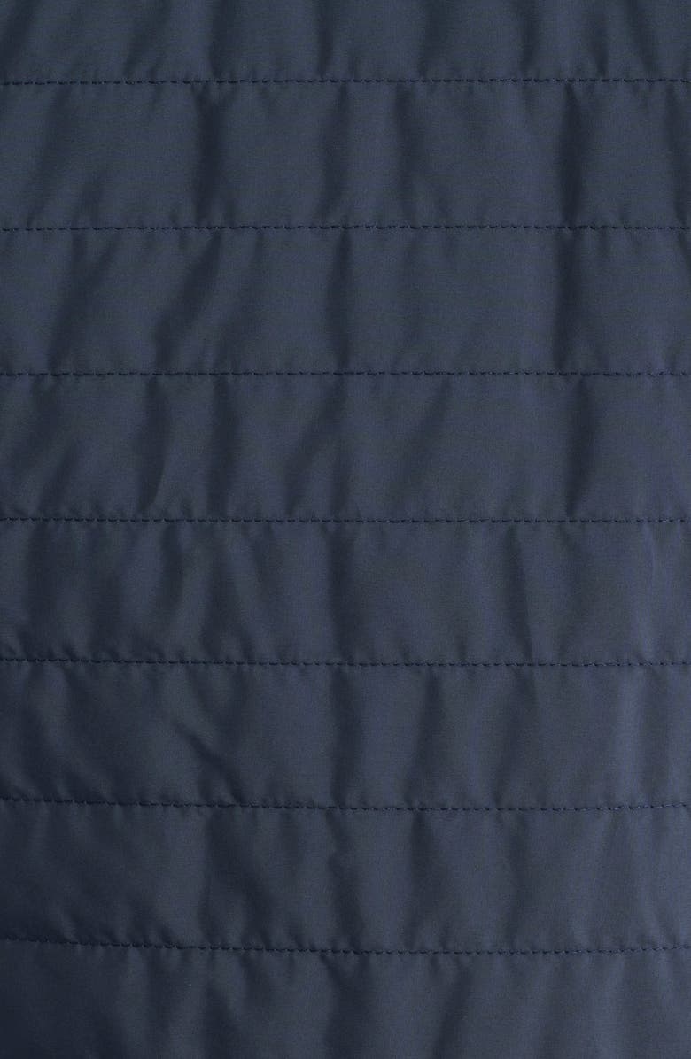 Johnston & Murphy Box Quilted Vest, Alternate, color, Navy/ Navy Herringbone