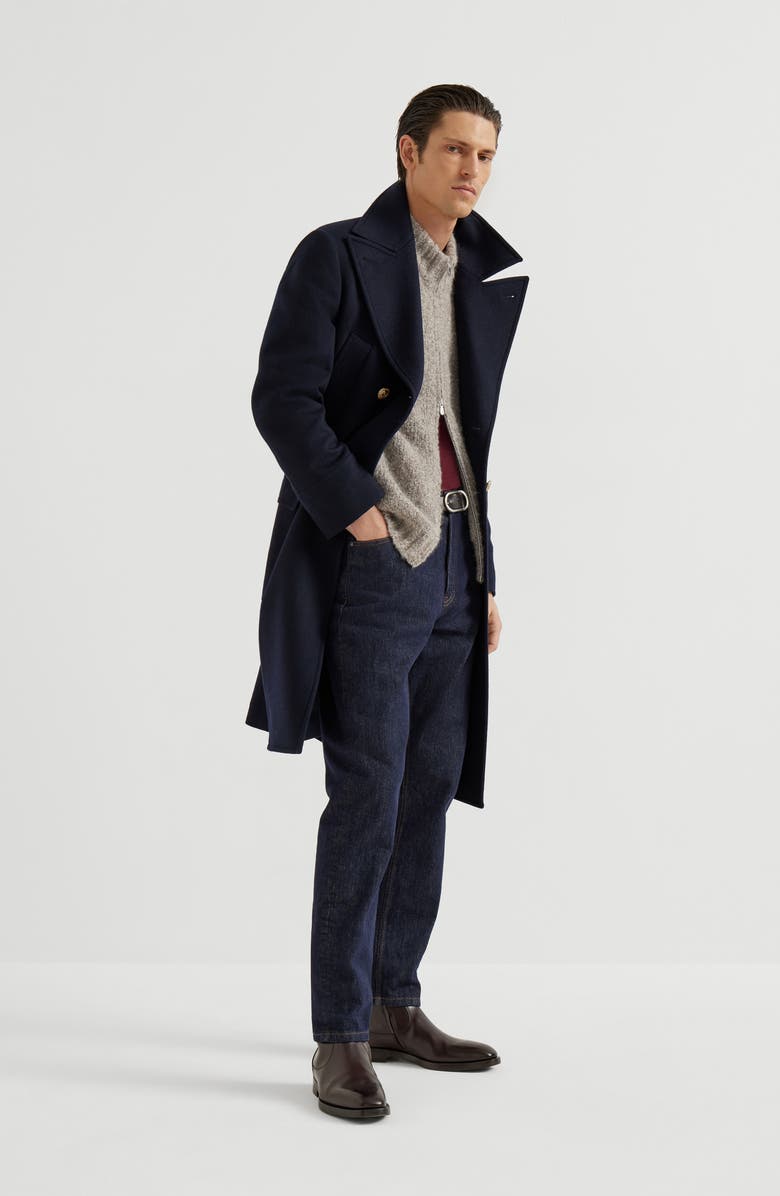 Brunello Cucinelli Flecked cardigan, Alternate, color, Bark