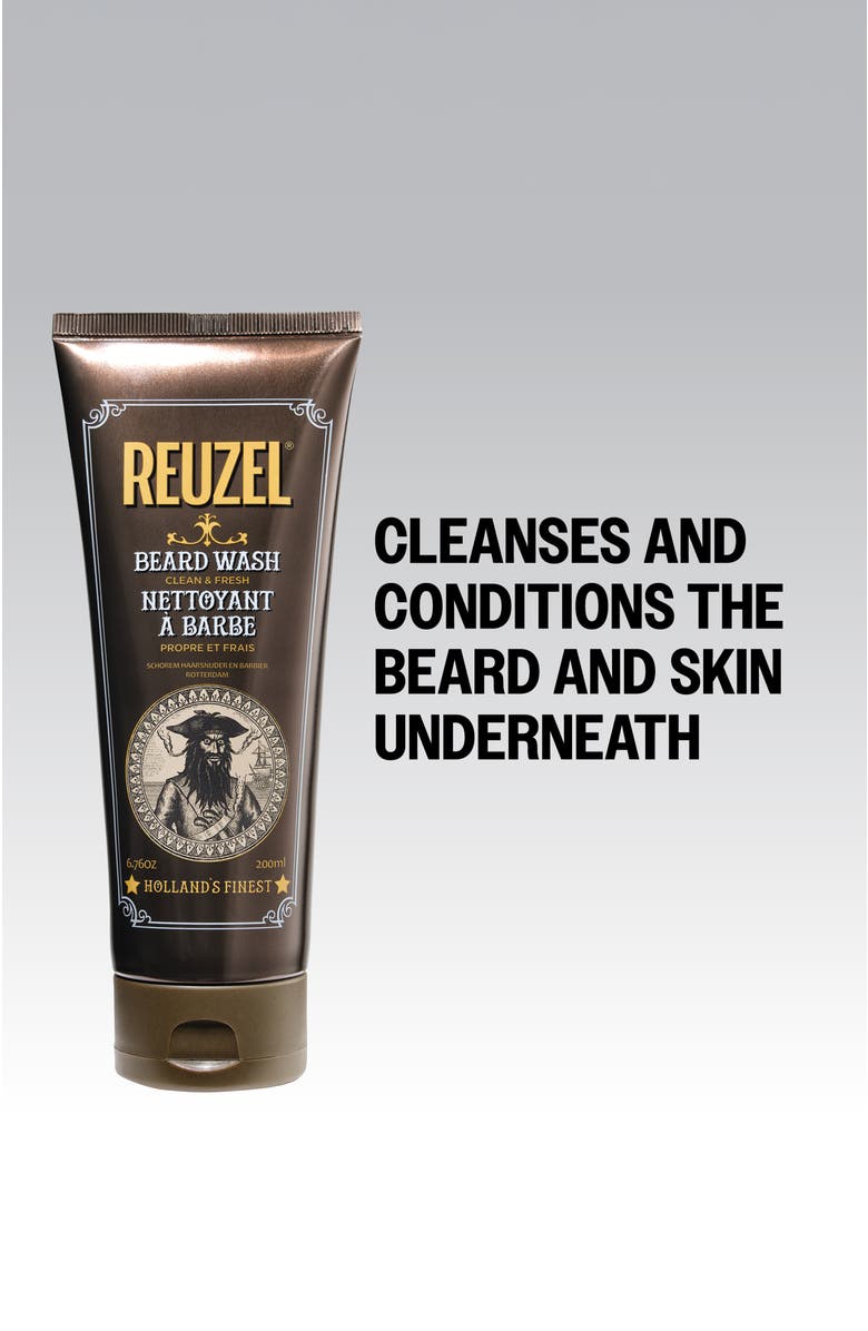 REUZEL Clean & Fresh Beard Wash, Alternate, color, NO COLOR