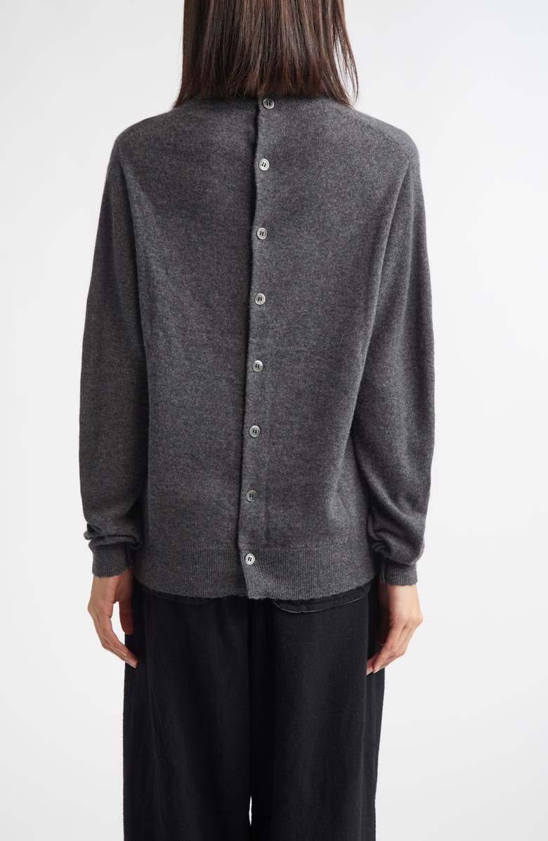 Tao Comme des Garçons Reversible Cashmere Sweater, Alternate, color, Top Gray