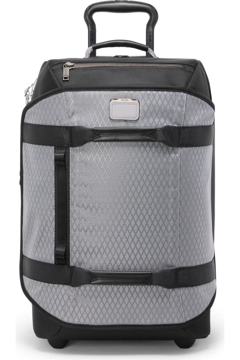 brahmin travel collection wheeled carry-on duffel bag Tumi Alpha Bravo Expandable Packing Case Bergman Luggage this bag has exterior features including a monogramable initial patch Essential Leather Travel Bags for