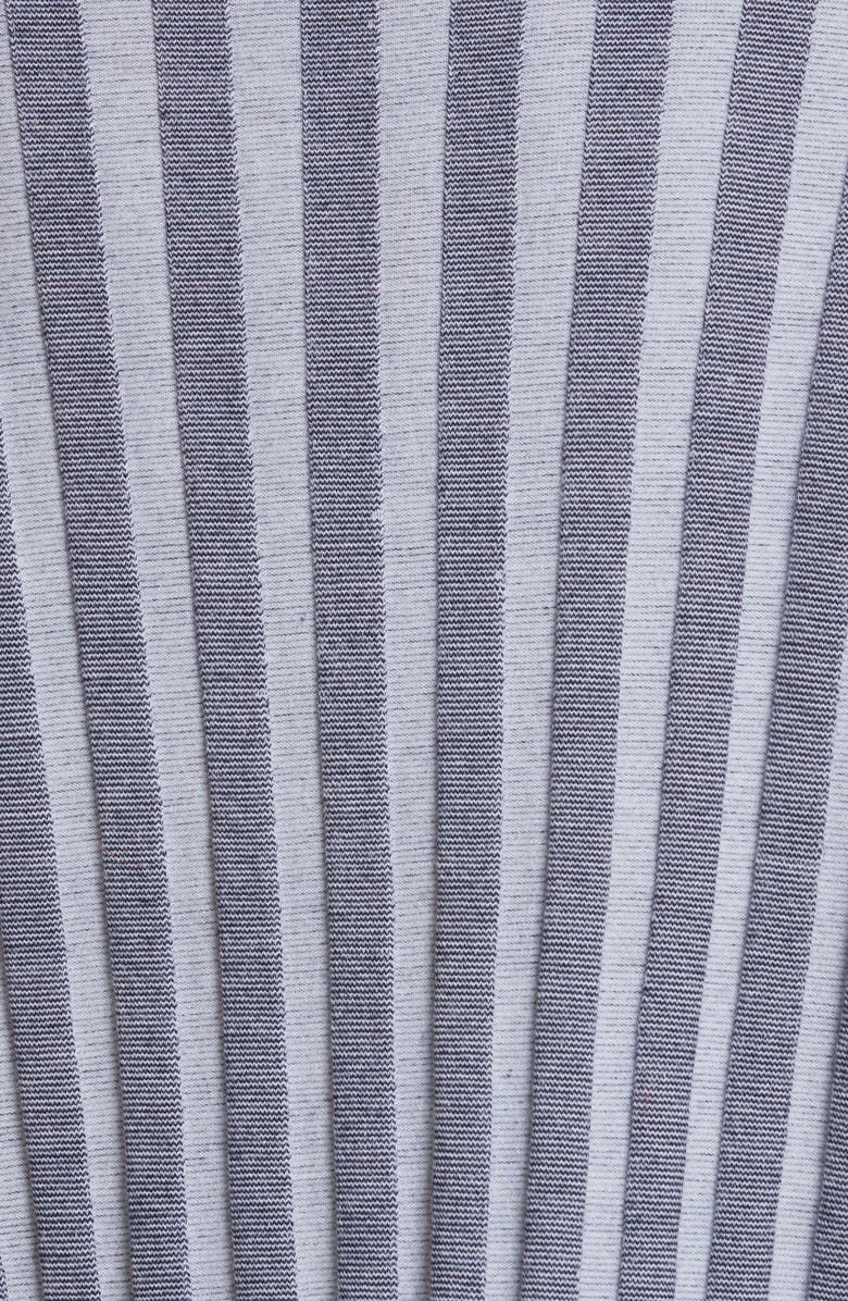 Elizabeth and James Campbell Stripe Merino Wool Blend Sweater, Alternate, color, Navy/ Ivory
