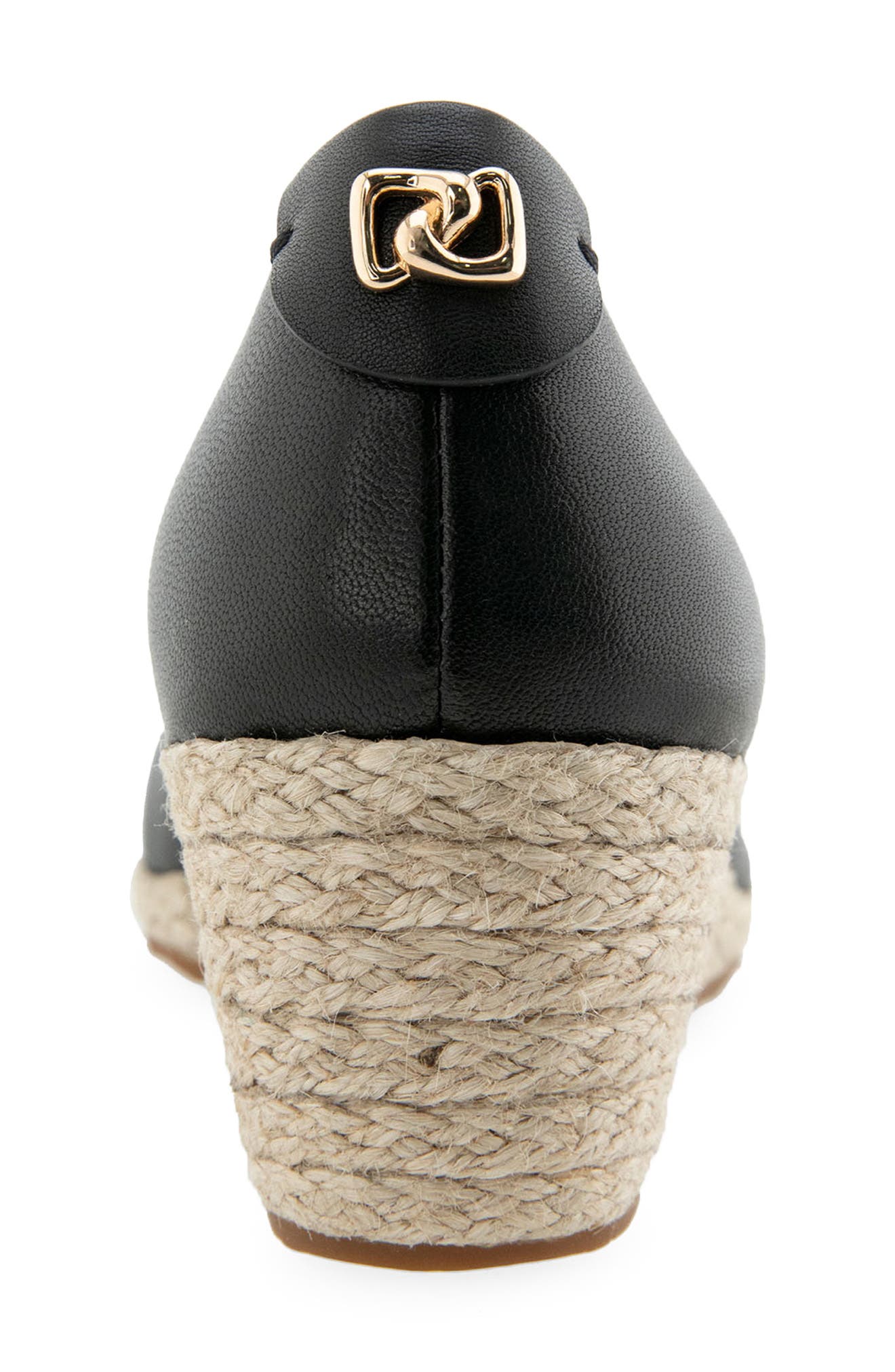 Aerosoles Roma Wedge Pump, Alternate, color, Black Leather