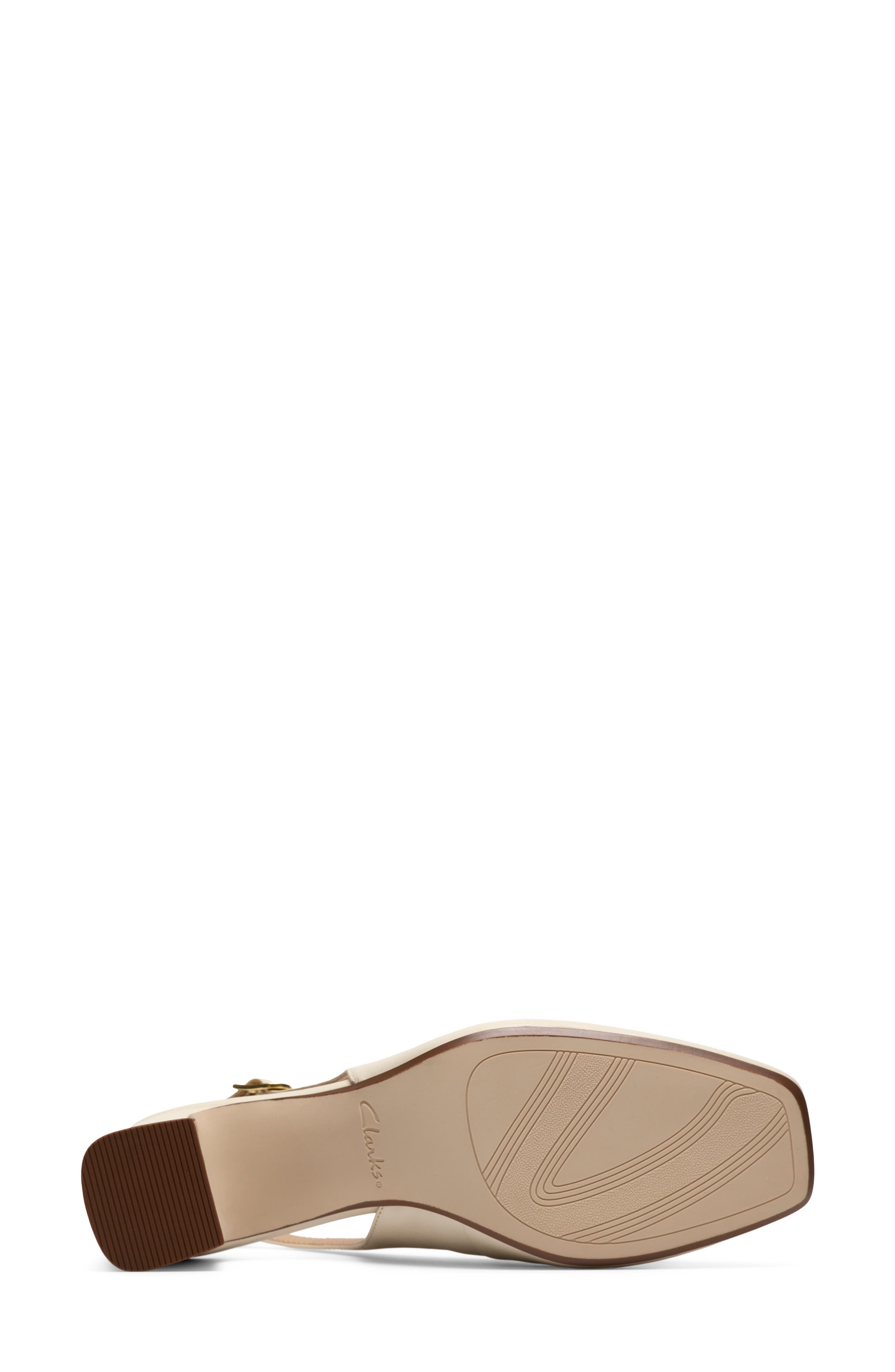 Fernie Square Toe Slingback Pump, Alternate, color, CREAM LEATHER