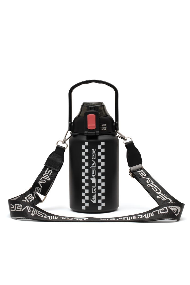 Ventura Double Walled Insulated 30oz Stainless Steel Tumbler with Cross Body Strap, Main, color, Original Checkered