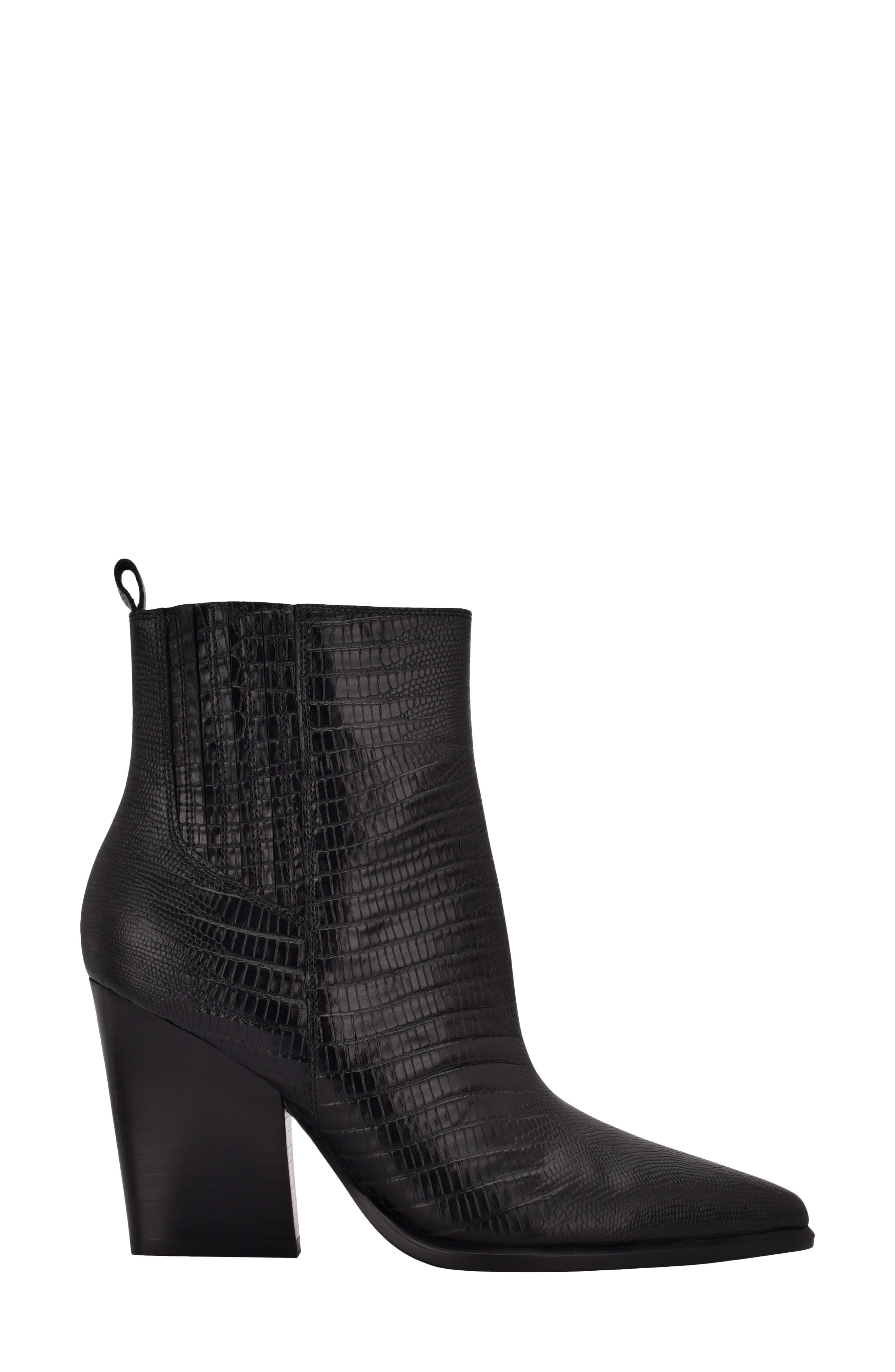 Marc Fisher LTD Mariel Croc Embossed Bootie, Alternate, color, 