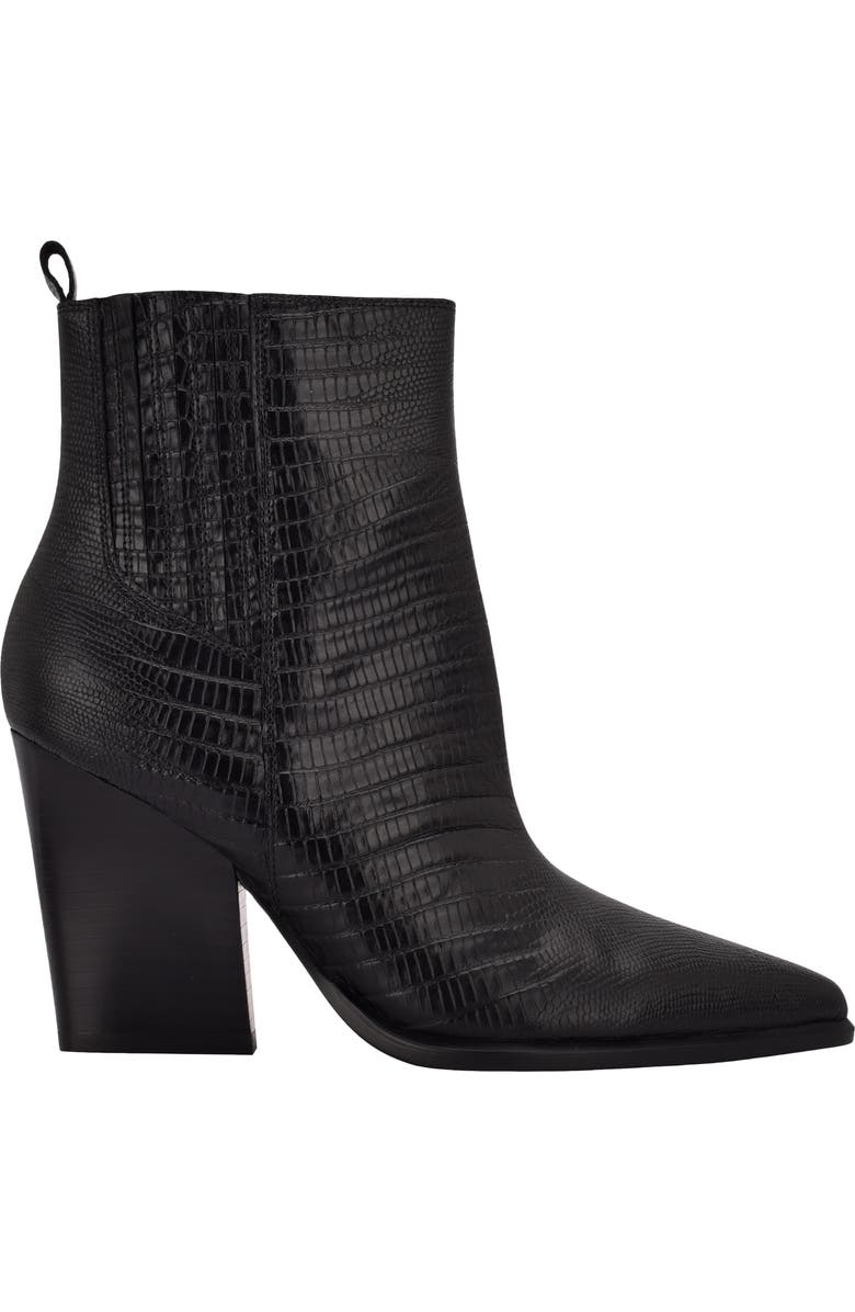 Marc Fisher LTD Mariel Croc Embossed Bootie, Alternate, color,