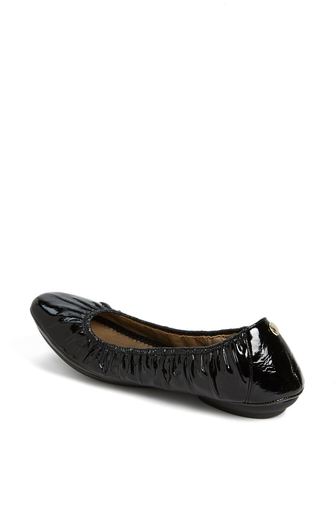 'Fiore' Flat, Alternate, color, BLACK PATENT