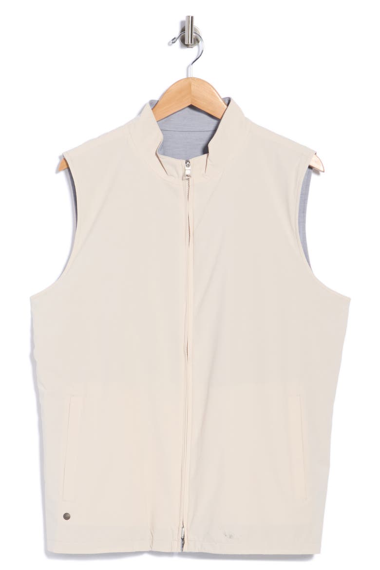 Reversible Water Resistant Vest, Main, color, TRUFFLE