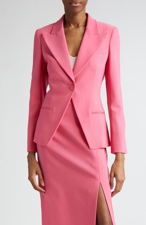 Nordstrom pink blazer best sale