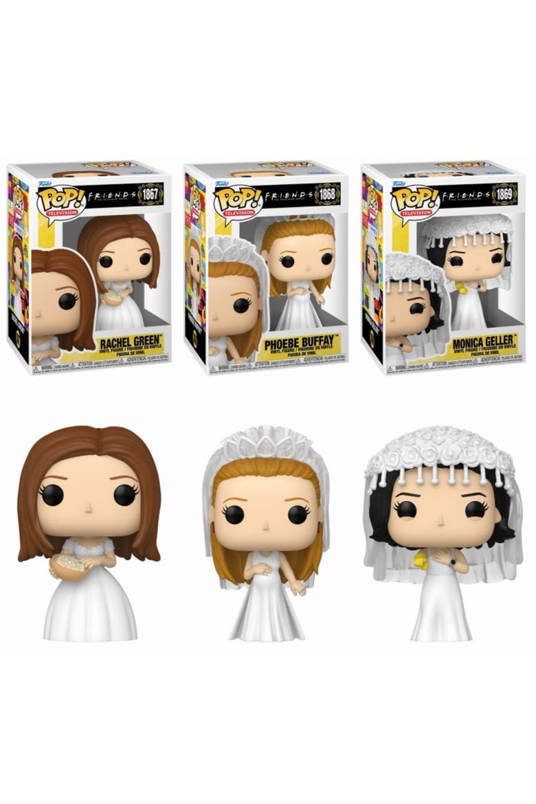Friends Funko Pop! Wedding Dress Complete Set, Main, color, Multi-Color