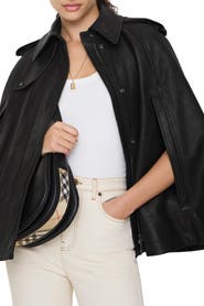 Burberry Leather Cape