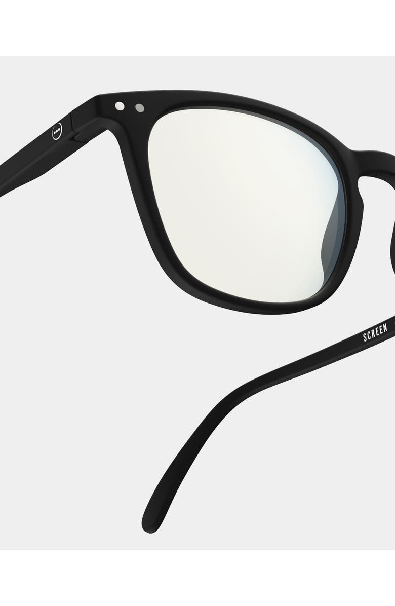 IZIPIZI #E 49mm Trapeze Screen Glasses, Alternate, color, Black