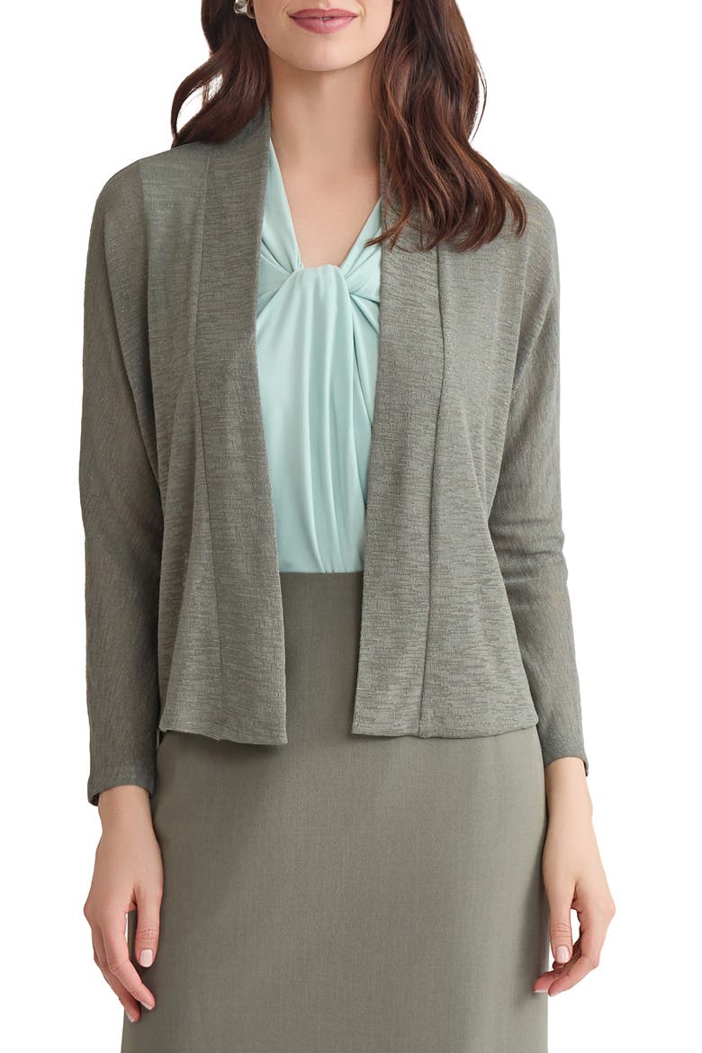 Dolman Knit Cardigan Sweater, Main, color, DARK SEA STONE