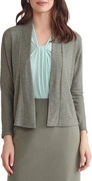 KASPER Dolman Knit Cardigan Sweater