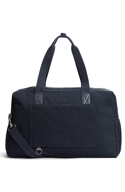 Barbour Cascade Cotton Twill Duffle Bag In Navy