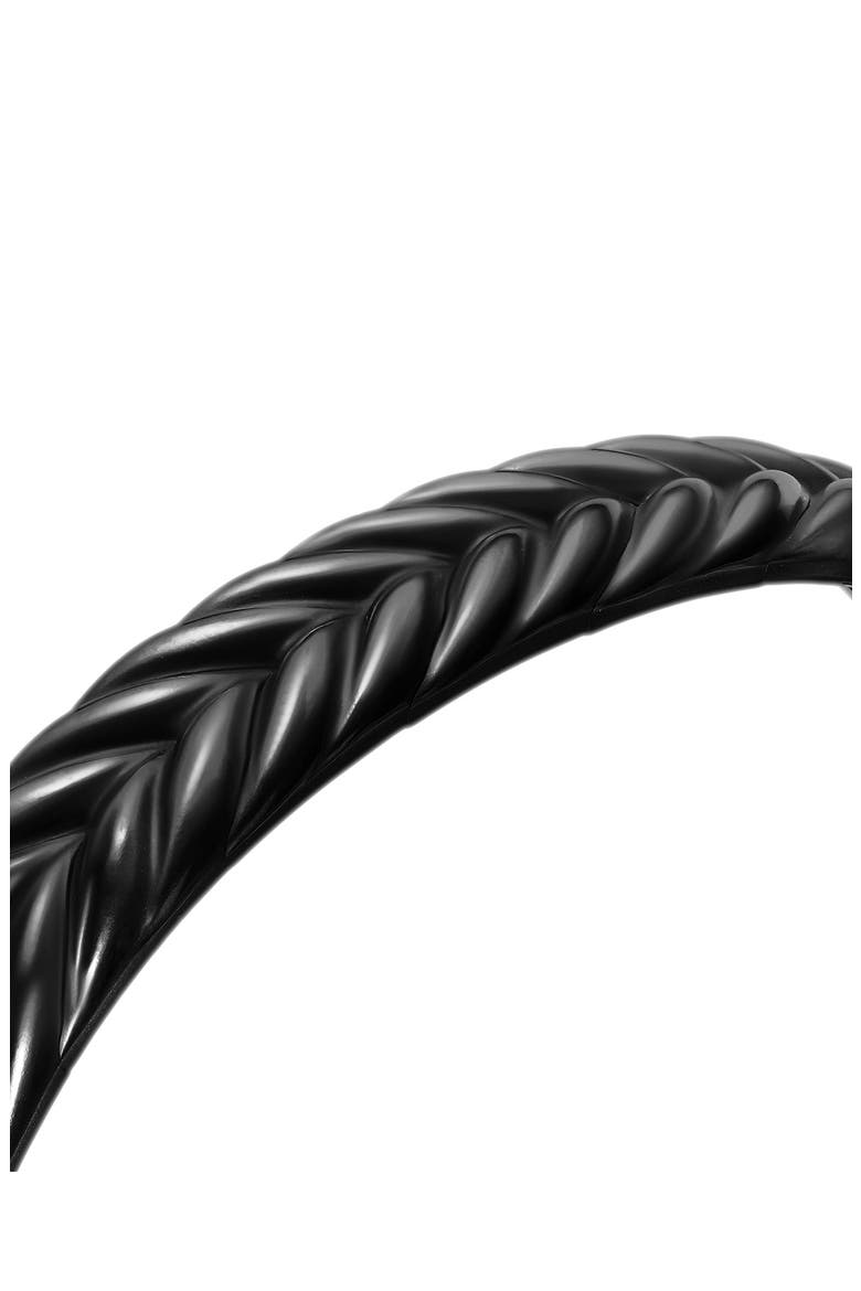 Chevron Flex Bracelet in Black Titanium, 10mm, Alternate, color, ALTERNATIVE MATERIAL