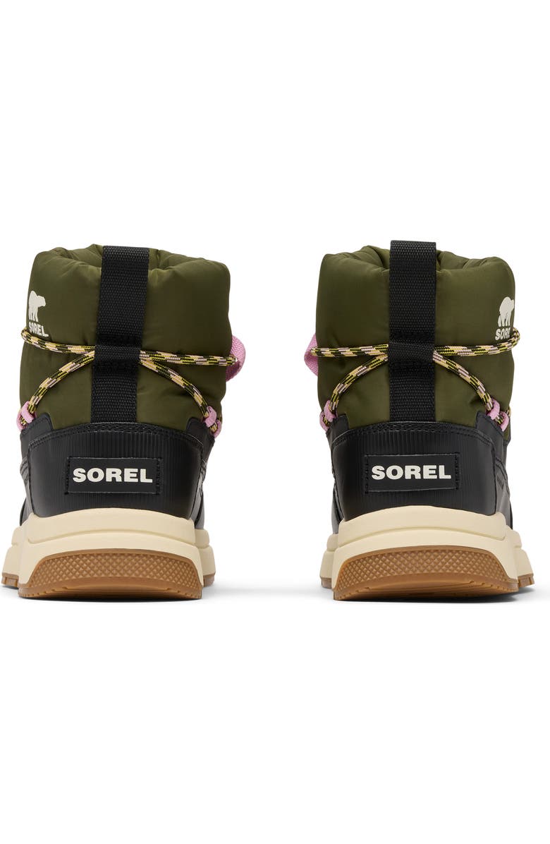 SOREL Whitney III Waterproof Short Boot, Alternate, color, Utility Green/ Black