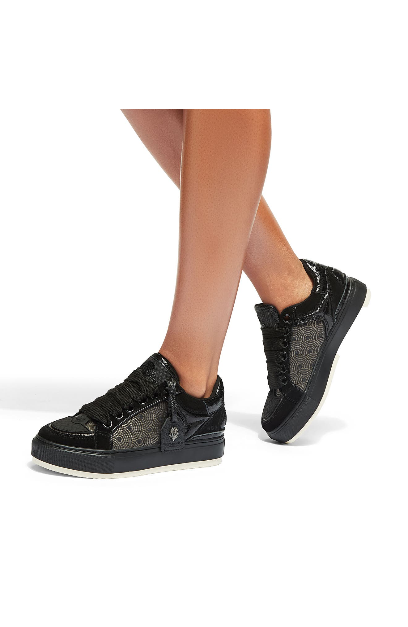 Kurt Geiger London Southbank Tag Platform Sneaker, Alternate, color, 