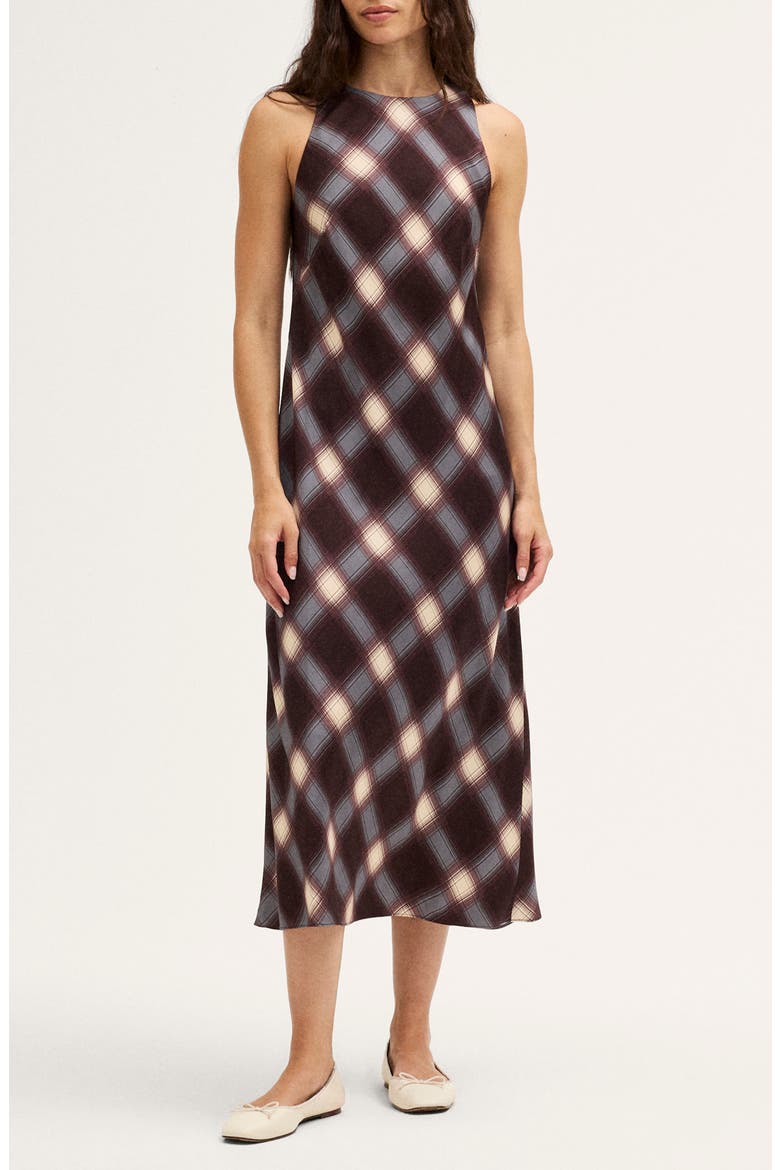 The Elena Midi Dress, Main, color, MOLASSES