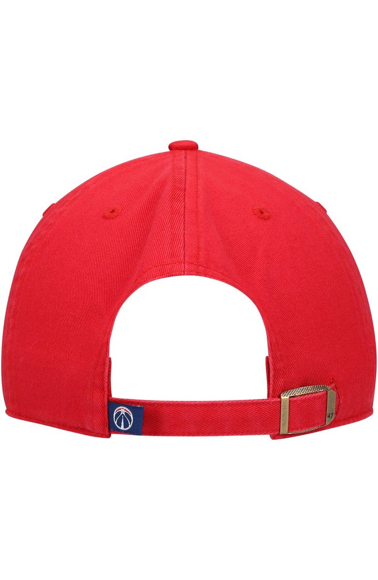 '47 Men's '47 Red Washington Wizards Team Clean Up Adjustable Hat, Alternate, color,